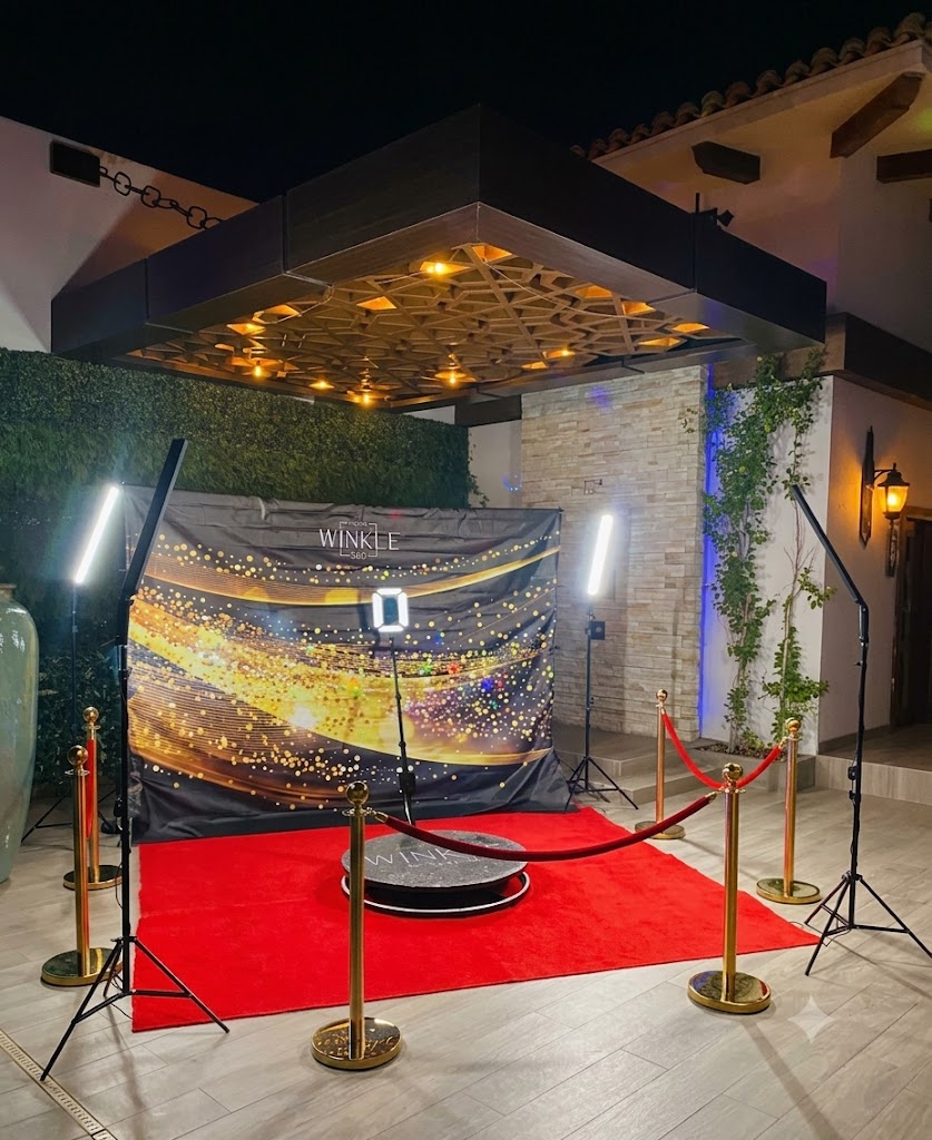 Installation du PhotoBooth 360° prête pour un événement