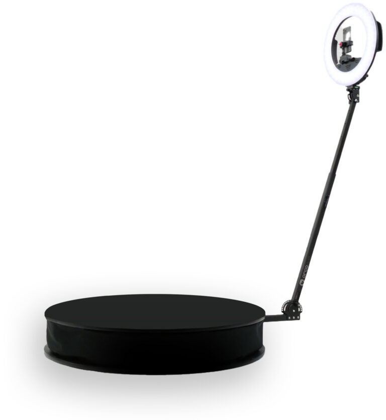PhotoBooth 360° en action lors d'un événement
